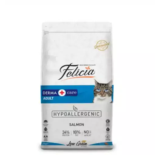 Felicia Hipoalerjenik Somonlu Düşük Tahıllı Yetişkin Kedi Maması