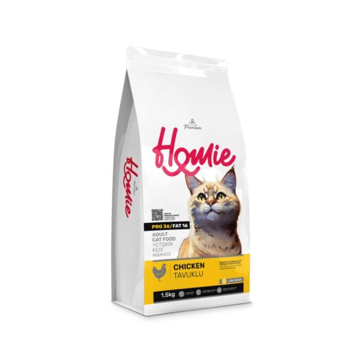 Homie Düşük Tahıllı Tavuklu Yetişkin Kedi Maması