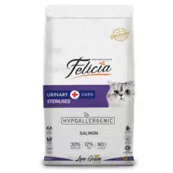 Felicia Düşük Tahıllı Hipoalerjenik Somonlu Kısırlaştırılmış Kedi Maması0
