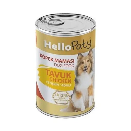 Hello Paty Yetişkin Tavuk Etli Köpek Konserve Maması0