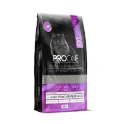 ProOne Hypoallergenic Bebek Pudrası Kokulu İnce Taneli Sodyum Bentonit Kedi Kumu0