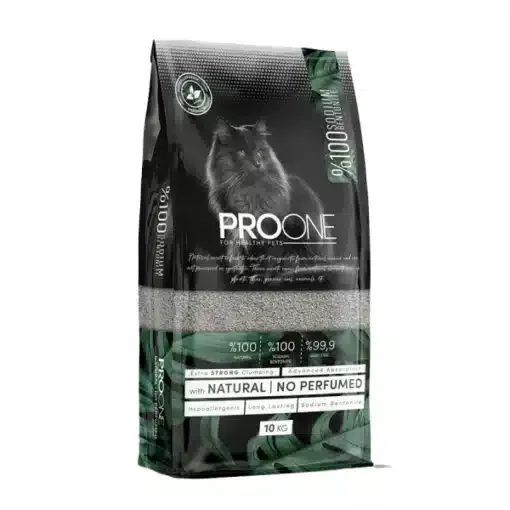 ProOne Hypoallergenic Kokusuz İnce Taneli Sodyum Bentonit Kedi Kumu0