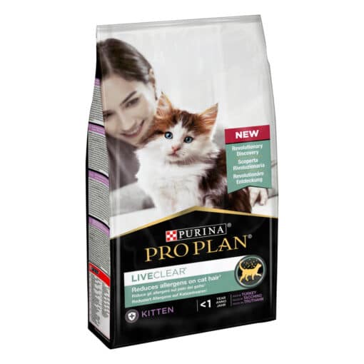 Pro Plan LiveClear Hindili Alerjen Azaltan Yavru Kedi Maması 1.4 Kg