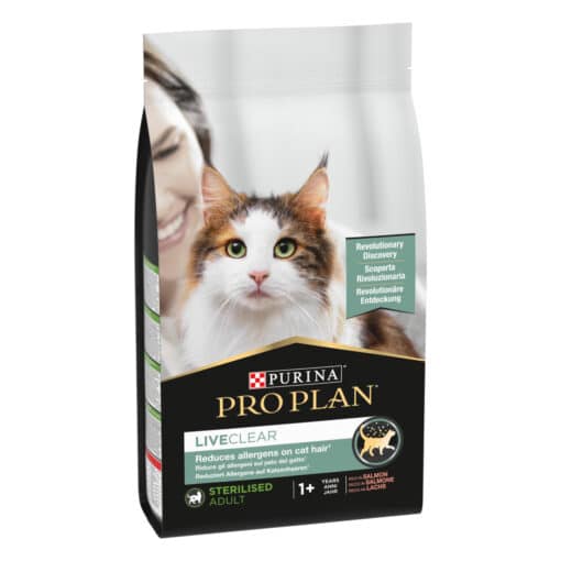 Pro Plan LiveClear Somonlu Alerjen Azaltan Kısırlaştırılmış Kedi Maması 1.4 Kg