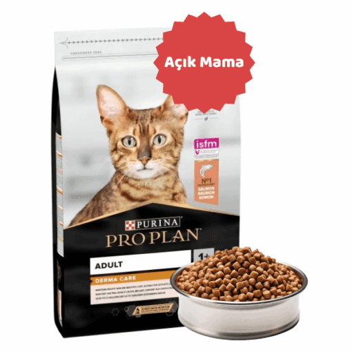Pro Plan Derma Care Somonlu Tüy Sağlığı Destekleyici Açık Kedi Maması 1 Kg